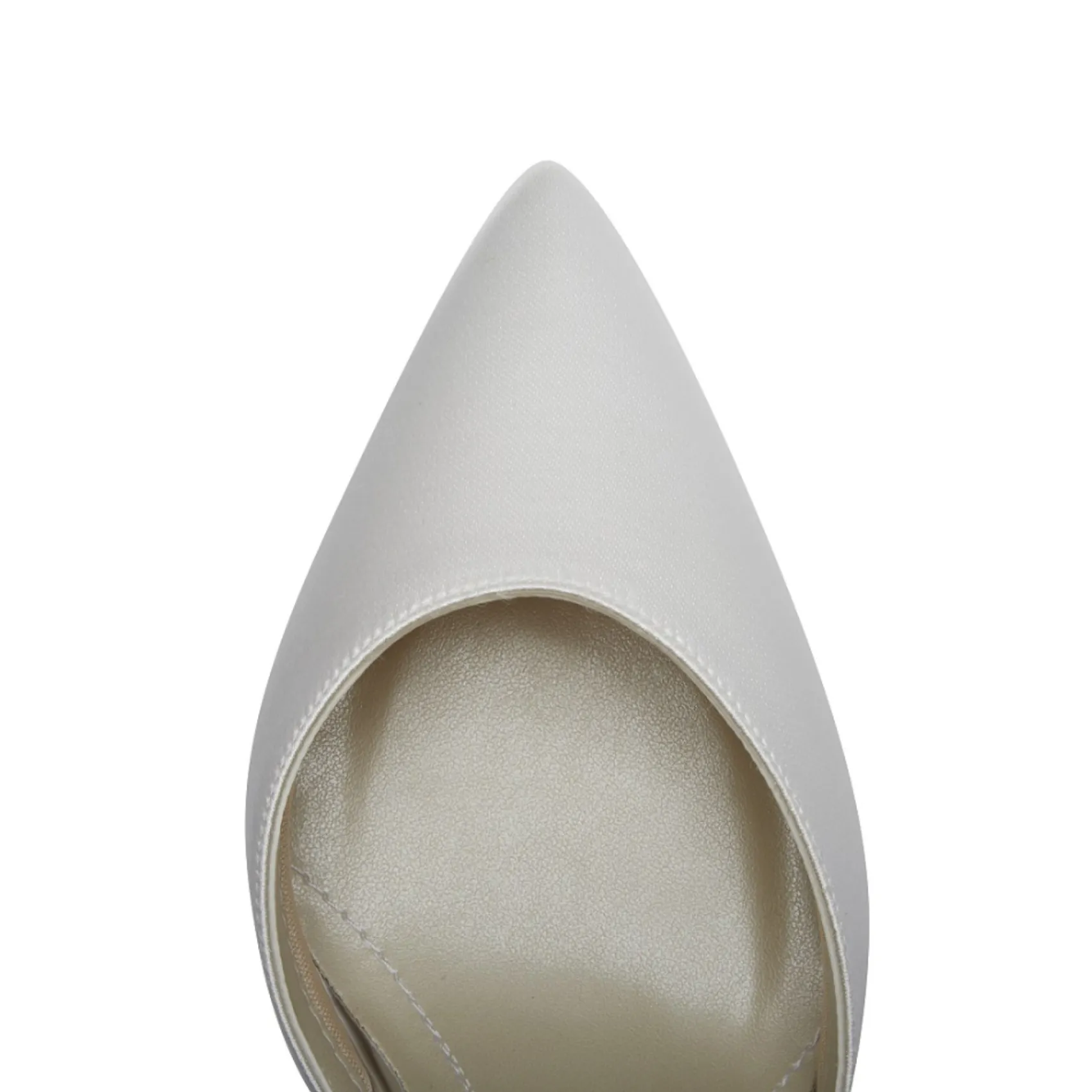 Rainbow Club Kennedy Färbbare Elfenbein Satin Zweiteilige Schuhe* Hochzeitsschuhe | Hochhackige Schuhe