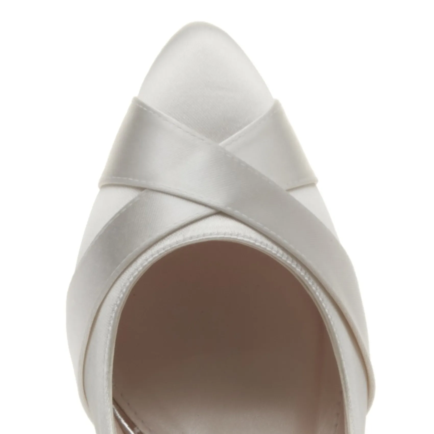 Rainbow Club Lexi Färbbare Elfenbeinfarbene Satin-Hochzeitsschuhe (Weite Passform)* Schuhe Für Die Mutter Der Braut | Hochzeitsschuhe