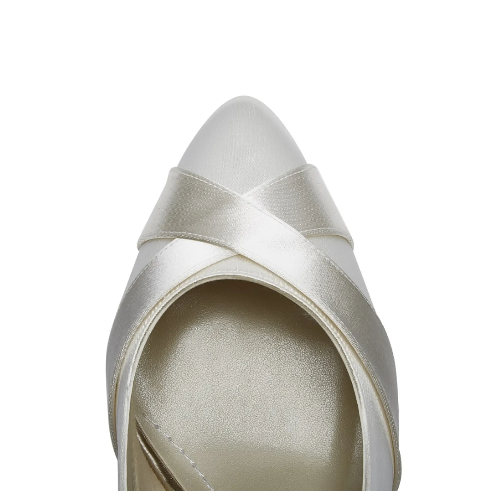 Rainbow Club Lexi Färbbare Elfenbeinfarbene Satin-Hochzeitsschuhe* Schuhe Für Die Mutter Der Braut | Hochzeitsschuhe