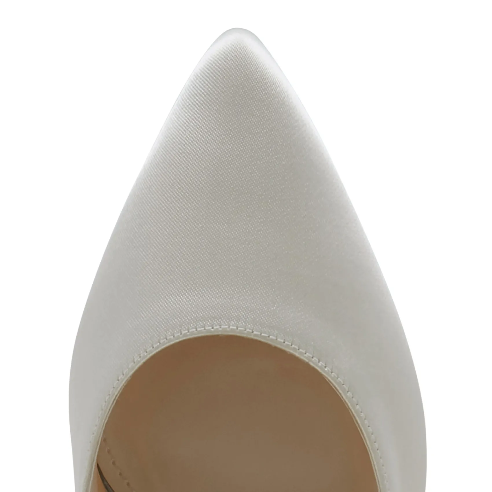 Rainbow Club Mai Färbbar Elfenbein Satin Niedriger Blockabsatz Spitze Courts* Schuhe Für Die Mutter Der Braut | Hochzeitsschuhe