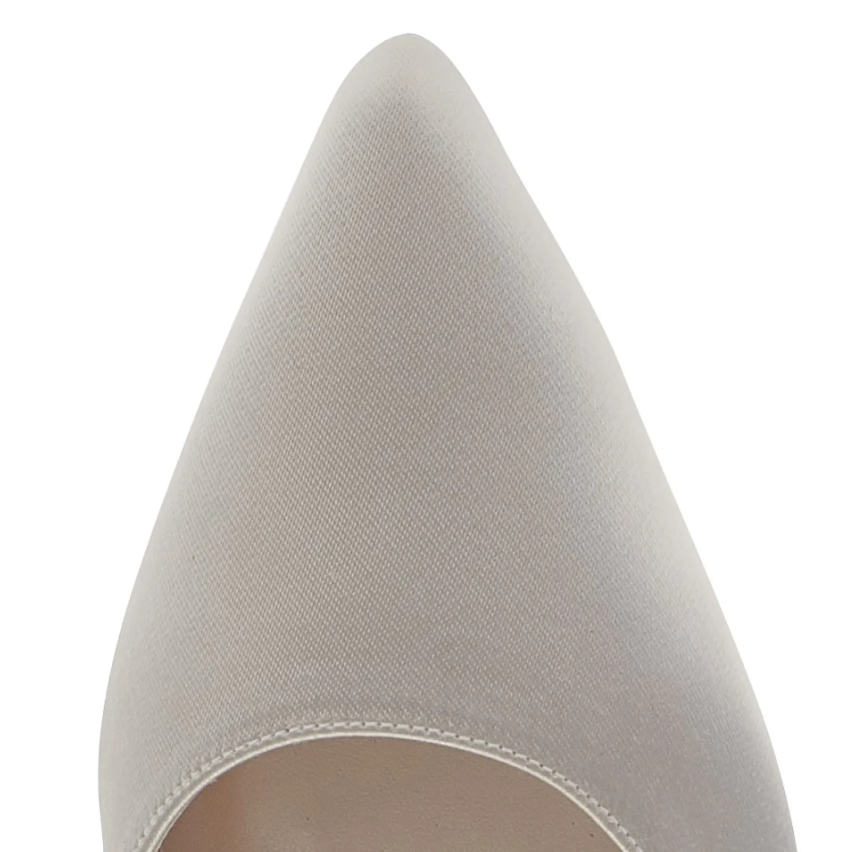 Rainbow Club Mimi Elfenbeinfarbene Chiffon-Schleife Spitz zulaufende Slingback Heels* Hochzeitsschuhe | Schuhe Mit Mittlerem Absatz