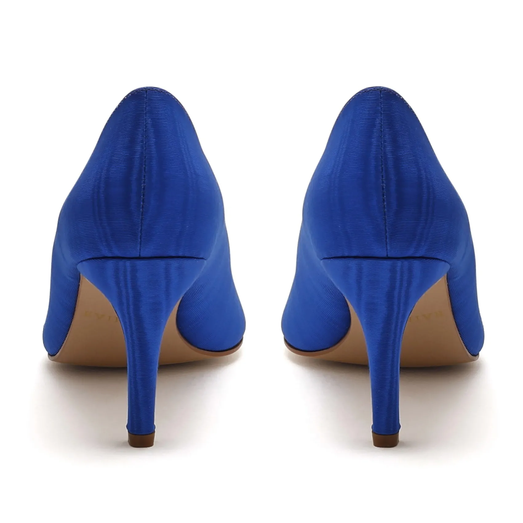 Rainbow Club Morgan II Electric Blue Moiré Mid Heel Pointed Court-Schuh* Blaue Ballschuhe | Party-schuhe