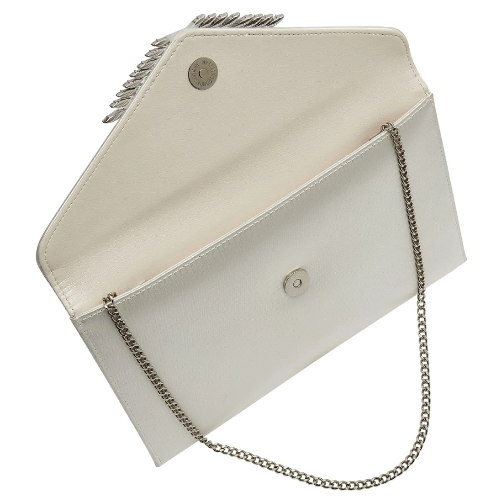 Rainbow Club Nova Einfärbbare Umschlagtasche aus elfenbeinfarbenem Satin und Kristall* Hochzeit Handtaschen