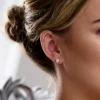 Lace & Favour Roma Gold Zirkonia Teardrop Ohrstecker* Goldener Abschlussball-schmuck | Abschlussball-ohrringe