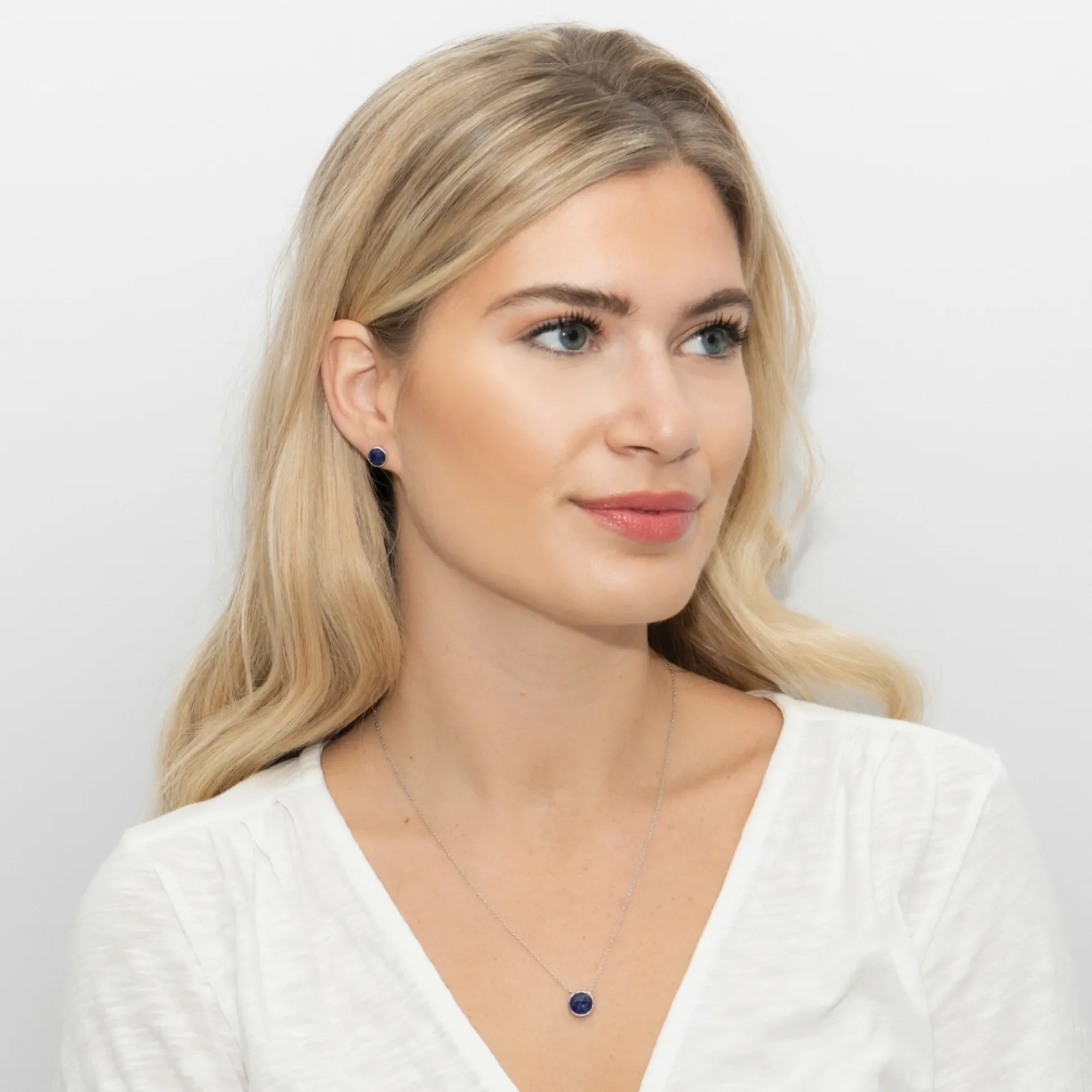 Sarah Alexander Midnight Kiss Cloudy Blue Kyanit Solitaire Anhänger* Etwas Blaue Geschenke | Geschenke Für Die Mutter Des Bräutigams