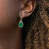 Sarah Alexander Nubia Grüner Onyx Gold-Tropfen-Ohrringe* Geschenke Für Die Mutter Des Bräutigams | Geschenke Für Die Mutter Der Braut