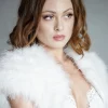 Beverly Hills Sophia Elfenbein Feder Brautbolero* Federstolen & Umhänge | Boleros Und Jacken Für Hochzeiten