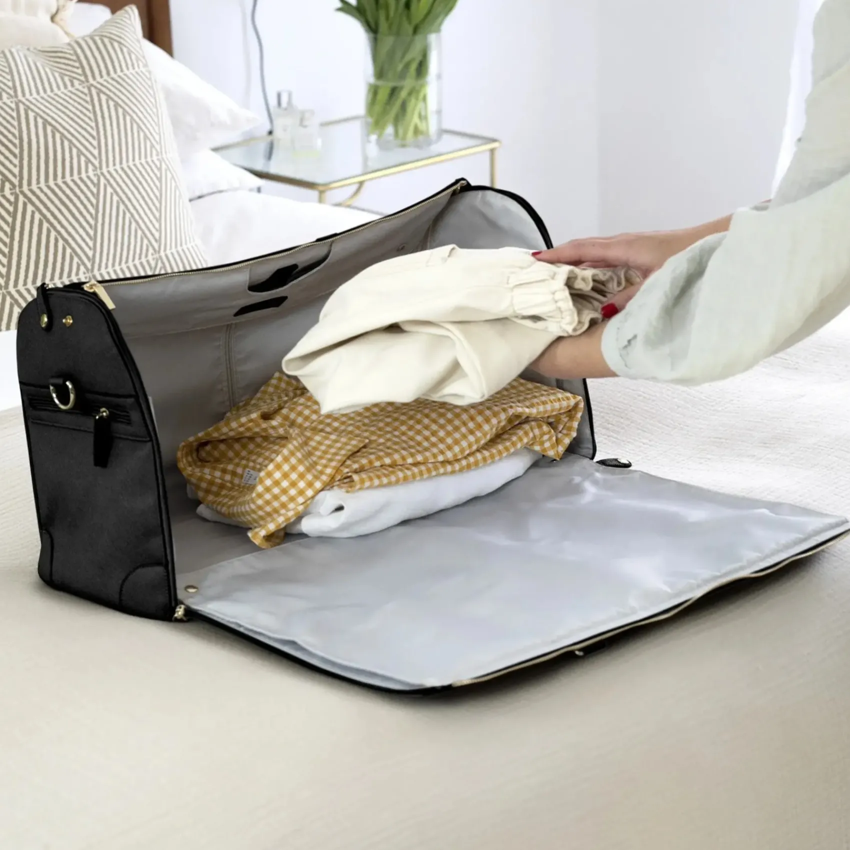 Stackers Black Garment Wochenendtasche* Geschenke Für Die Mutter Des Bräutigams | Geschenke Für Die Mutter Der Braut
