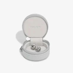 Stackers Kieselgrau Oyster Reise-Schmuckkästchen* Geschenke Für Die Mutter Des Bräutigams | Geschenke Für Die Mutter Der Braut