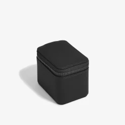 Stackers Schwarze Reise-Uhrenbox mit Reißverschluss* Geschenke Für Den Bräutigam | Uhrenboxen
