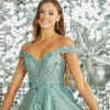 Tiffanys Prom Tiffanys Roxy Salbei Grünes Ballkleid* Tiffanys Illusion Prom Kleider | Grüne Ballkleider