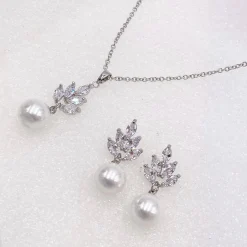 Lace & Favour Wien Vintage Perle Tropfen Brautschmuck Set* Geschenke Für Die Braut | Perlen-hochzeitsschmuck
